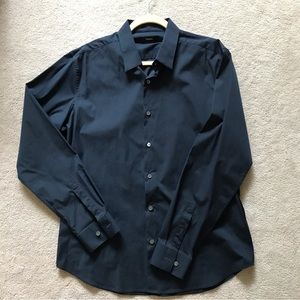 THEORY Black Dress Shirt